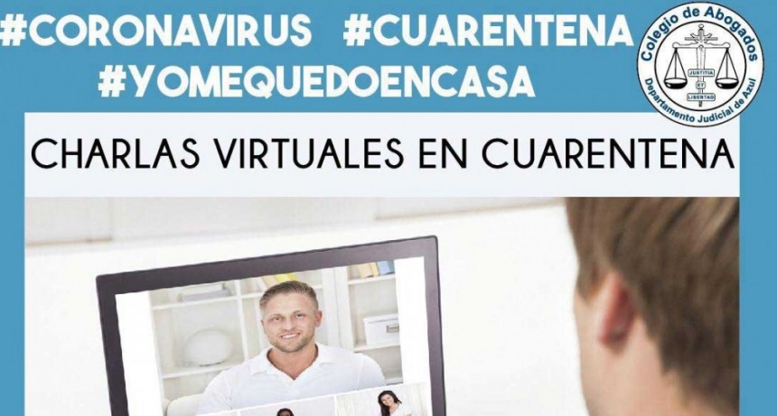 Informe del Colegio de Abogados; R&eacute;cord de participantes en las charlas virtuales