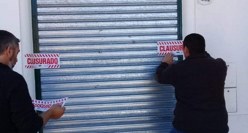 Informaci&oacute;n Oficial; comercio clausurado en Daireaux