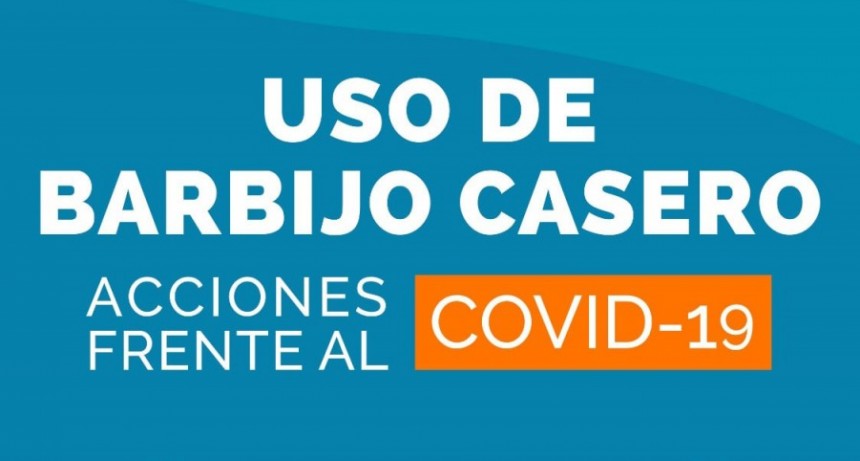 El Intendente Pisano recomienda el uso de barbijos caseros