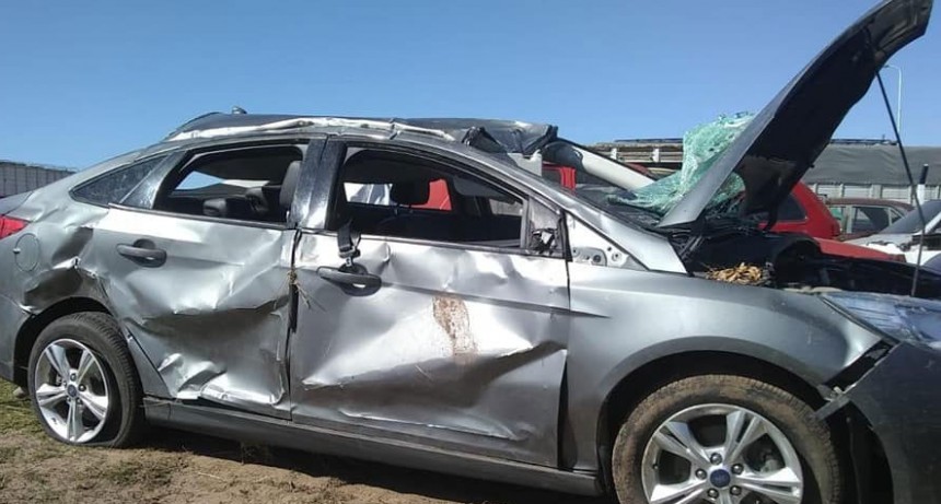 Daireaux; una Dra. se accident&oacute; a causa de un carpincho