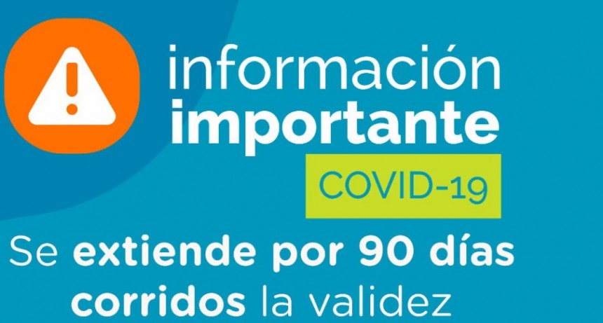 Se prorrogan los vencimientos de las licencias de conducir por 90 d&iacute;as