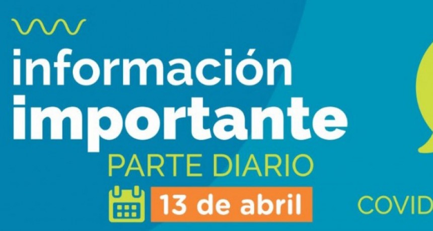 Informe Diario; 15 casos descartados, una muestra en estudio y sin positivos de COVID 19 en el partido de Bol&iacute;var