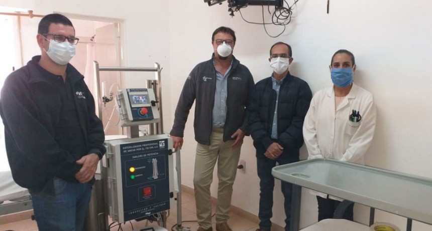 Se present&oacute; el primer Esterilizador de &Aacute;rea por Ozono del pa&iacute;s en el hospital Miguel Capredoni