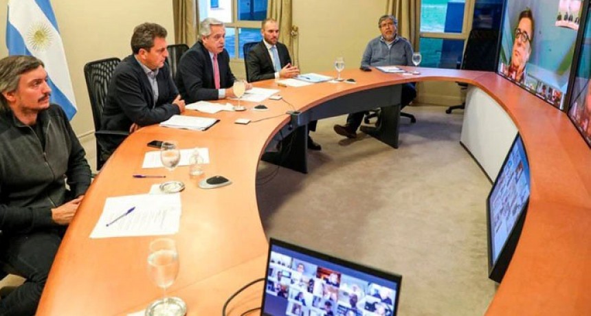Fern&aacute;ndez se re&uacute;ne en forma virtual con los jefes de bloque de Diputados para analizar la situaci&oacute;n pol&iacute;tica y econ&oacute;mica generada por el coronavirus