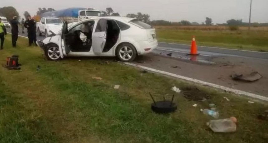 Violenta colisi&oacute;n en Ruta 5 km 213