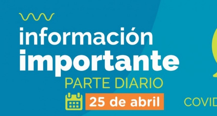Informe Diario; Dos nuevos casos en estudio en el partido de Bol&iacute;var