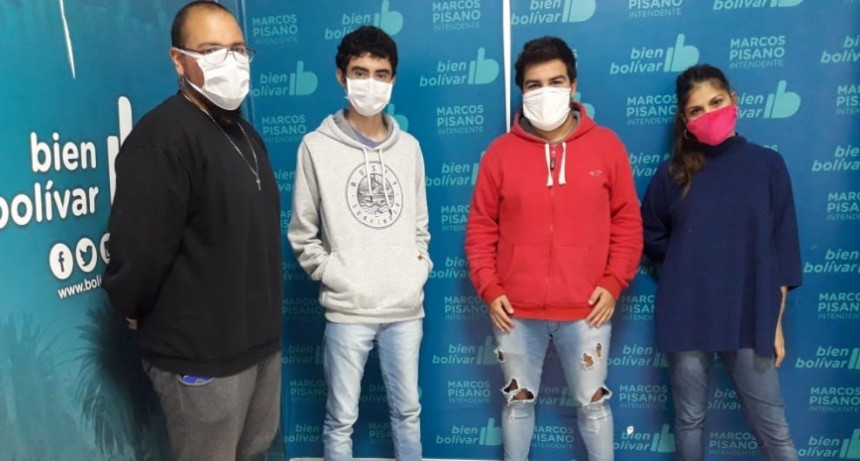 J&oacute;venes estudiantes solidarios suman su granito de arena para sobrellevar el aislamiento