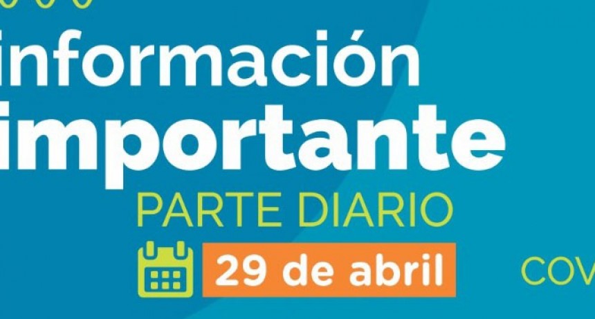 Informe Diario; Sin modificaciones, a la espera del resultado de las tres muestras en estudio