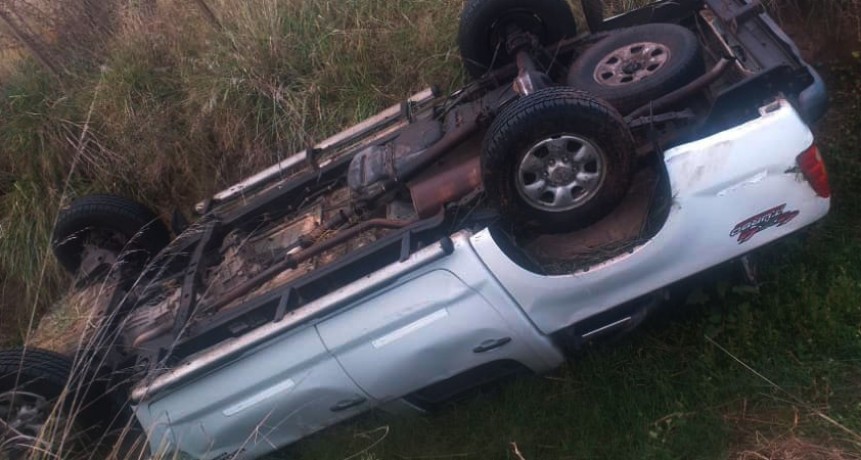 Se registr&oacute; un vuelco en inmediaciones  a la planta de gas situada en el camino a  Ordoqui