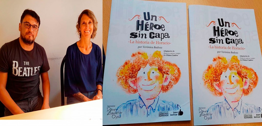 Verónica Badoza y Cristian Ibáñez anticiparon la presentación del libro “Un héroe sin capa, la historia de Horacio””