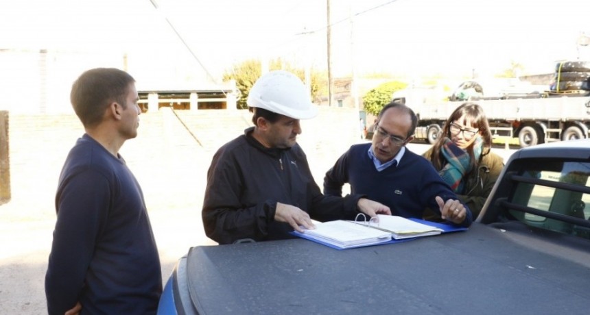 El Municipio y Bagsa avanzan en la ejecución de la obra para Pirovano
