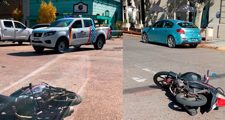 Un impacto en el Parque Municipal y otro en Brown y Sarmiento