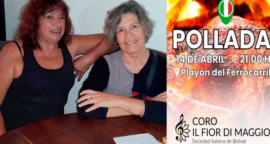 El Coro Il Fior Di Maggio realiza una Pollada este viernes, y en FM 10 hablamos con Mariela Mendiburu y Yolanda Irrazábal, quienes dieron detalles de la jornada