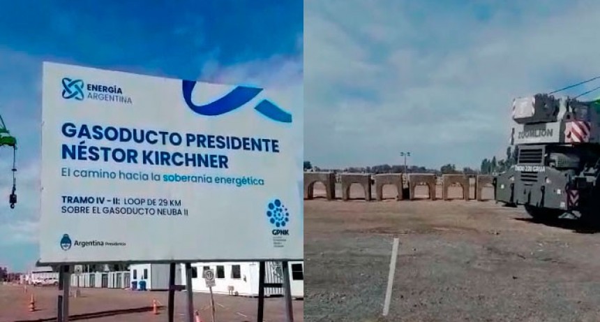 Visitamos con Fm 10 el Obrador de Techint donde se preparan los caños para el Gasoducto Néstor Kirchner en la etapa Bolívar