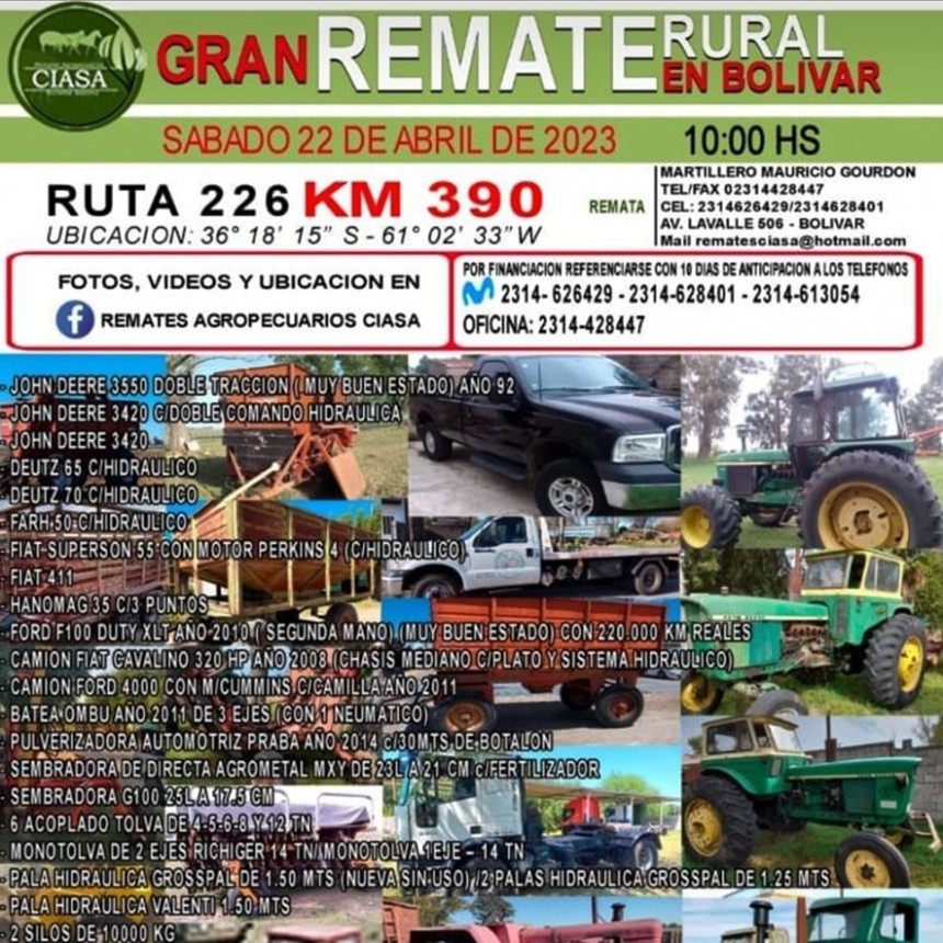 Mauricio Gourdón(Martillero y Corredor Público): “Superamos los 400 lotes, estamos muy contentos y esperamos nos alcance el tiempo para poder subastar todo”