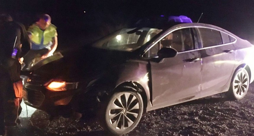 Ruta 226: Una familia de Bolívar impactó un animal silvestre con daños materiales en el vehículo solamente