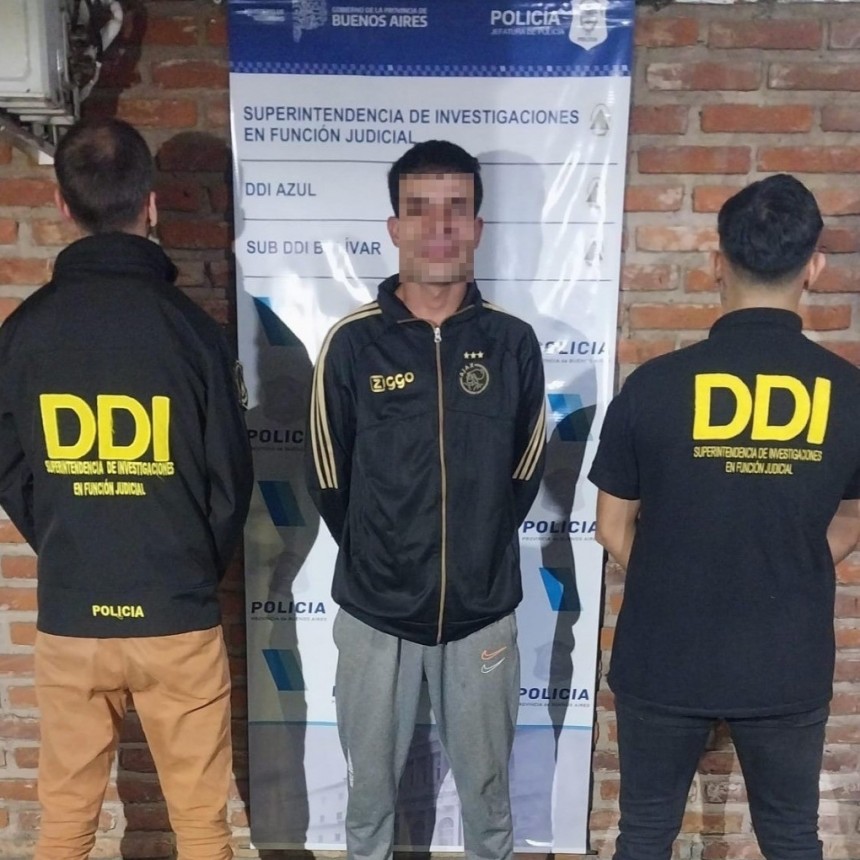 Informe Oficial SUB DDI de Bolívar: Se encuentra aprehendido e imputado por 