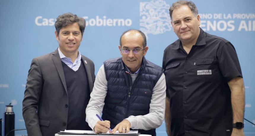 El intendente Marcos Pisano participó de la jornada de adhesión al Fondo de Fortalecimiento de Seguridad