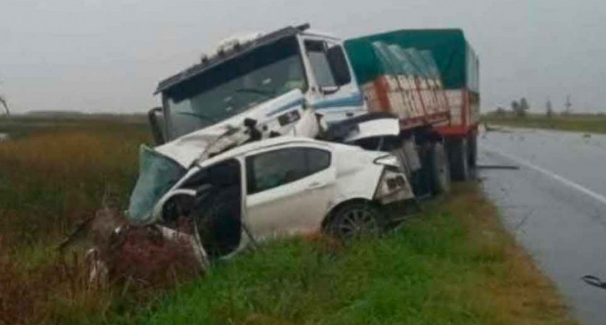 Ruta 65 en cercanías a Santos Unzué: Grave accidente donde falleció un bolivarense