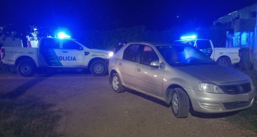 Personal de la Policía Departamental de Bolívar secuestró un auto que había sido robado en el partido de San Martín en el mes de febrero 2024