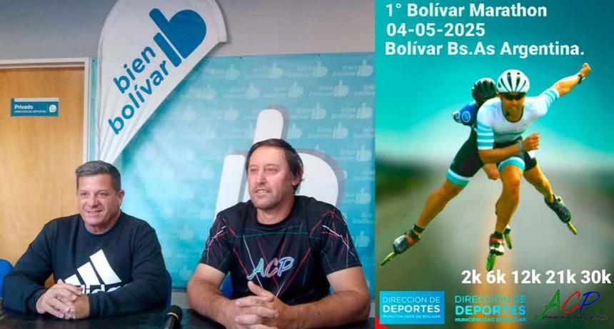 Bolívar será sede de la Primera Maratón de Patín Carrera, los detalles en conferencia de prensa
