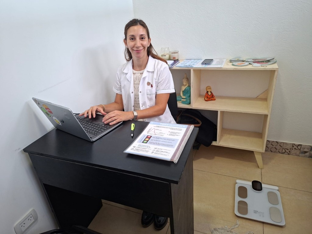 Soledad Garc&iacute;a (Nutricionista):  "Analizar la composici&oacute;n corporal es el primer paso y la B&iacute;oimpedancia es un m&eacute;todo no invasivo que lo permite para  trazar objetivos sobre el cuerpo"