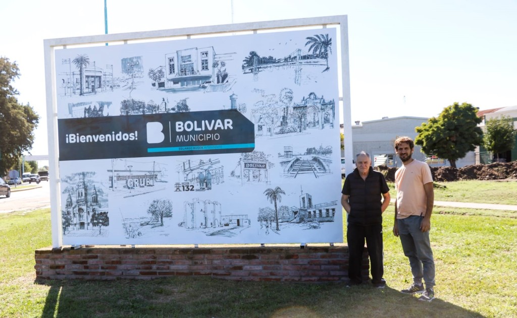 Los dibujos del arquitecto Justo Robledo se integran a la identidad visual de Bol&iacute;var 