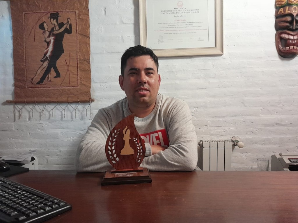 Diego Iborra: "Est&aacute; bueno que tengamos ese nivel para que los chicos que quieran aprender o la gente grande que quiera entusiasmarse, pueda ver qu&eacute; hay buen nivel de ajedrez"