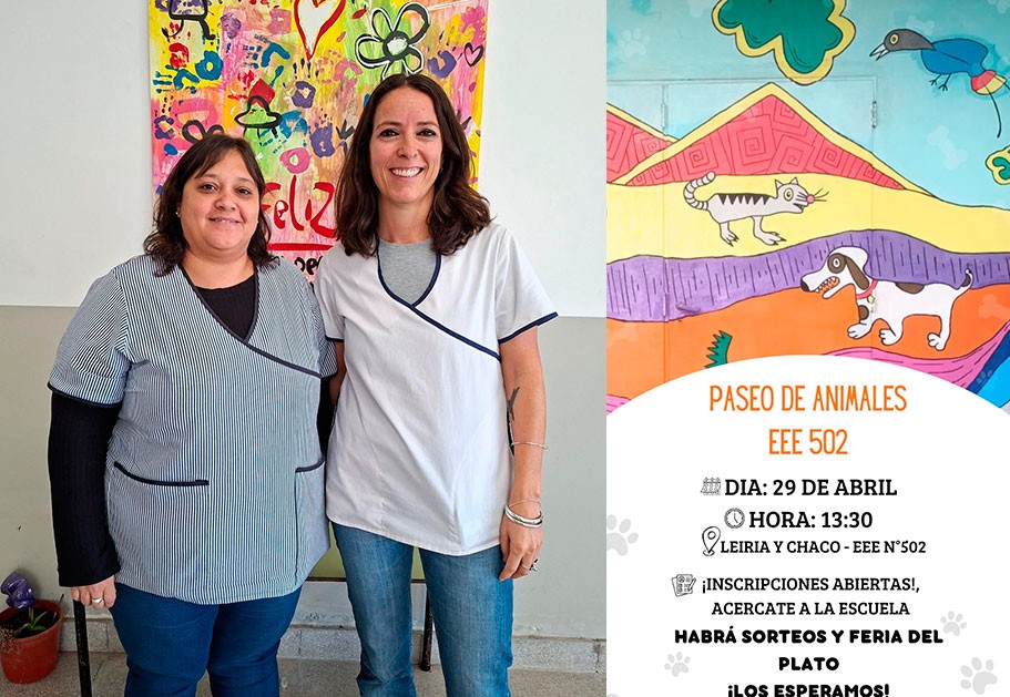 Escuela de Educaci&oacute;n Especial N&ordm;502: se realiza el mi&eacute;rcoles 29 de abril,  la 22&ordf; Edici&oacute;n del Paseo de las Mascotas y visitamos a las autoridades educativas