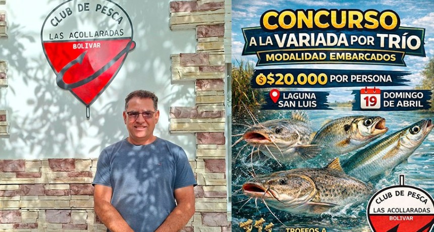 Club de Pesca Las Acollaradas: anunciaron un concurso de pesca variada para este domingo en Laguna San Lu&iacute;s