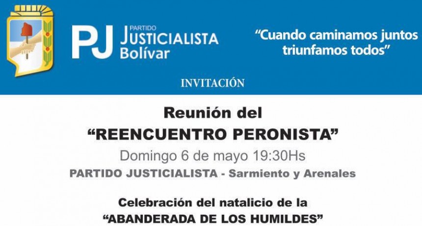 Reuni&oacute;n del &lsquo;Reencuentro Peronista&rsquo;