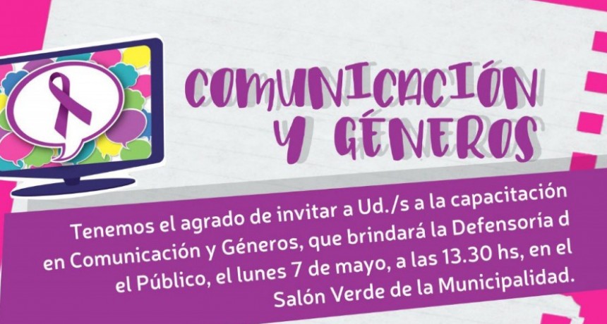 Se brindar&aacute;n dos capacitaciones sobre g&eacute;nero 
