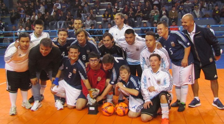 La Selecci&oacute;n Argentina de F&uacute;tbol Sindrome de Down fue parte del evento Boca