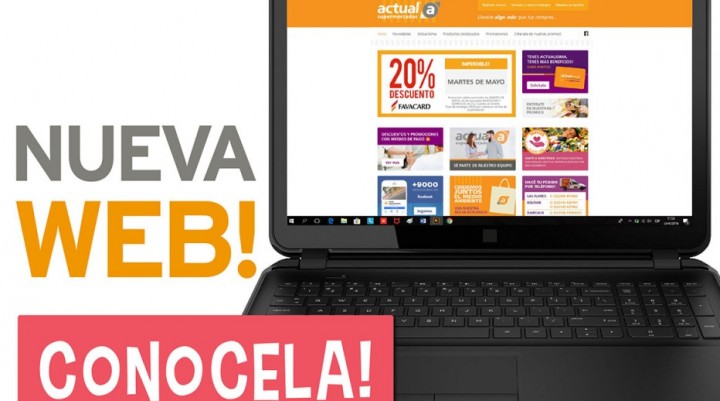 Actual Supermercados lanza su p&aacute;gina web