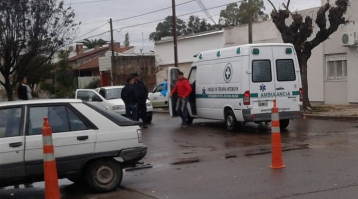 Leve colisi&oacute;n en Rivadavia y Sarmiento