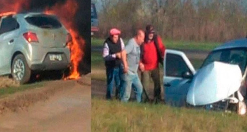 Se conocieron las identidades de los ocupantes del Chevrolet &Oacute;nix del fatal accidente sobre ruta 226