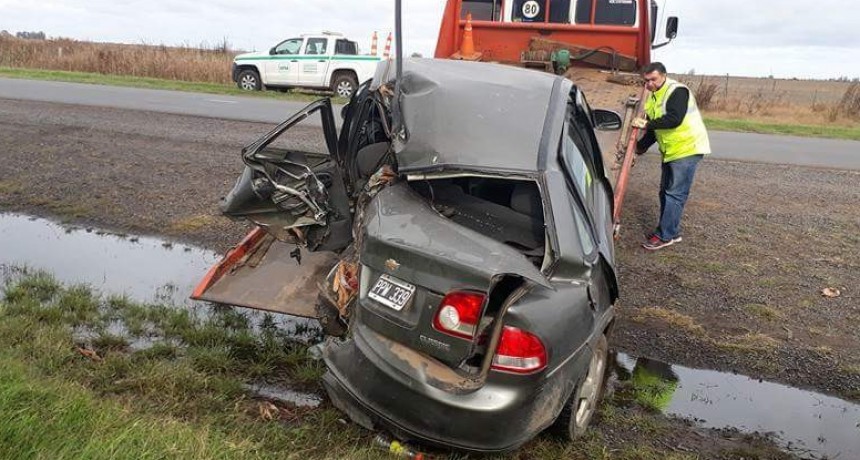 Grave accidente en la Ruta 5