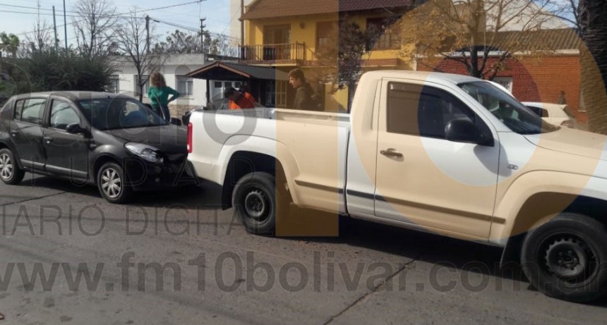 Impacto sin mayores consecuencias en Av. Lavalle 
