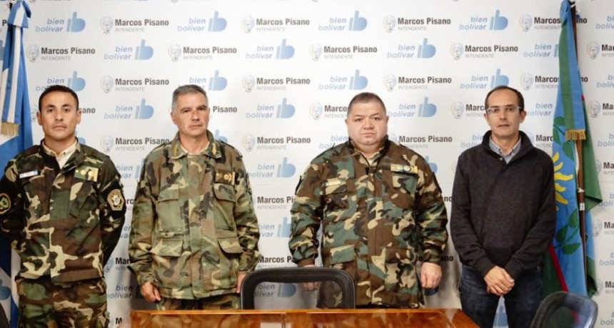 El intendente Pisano se reuni&oacute; con autoridades de la Patrulla Rural