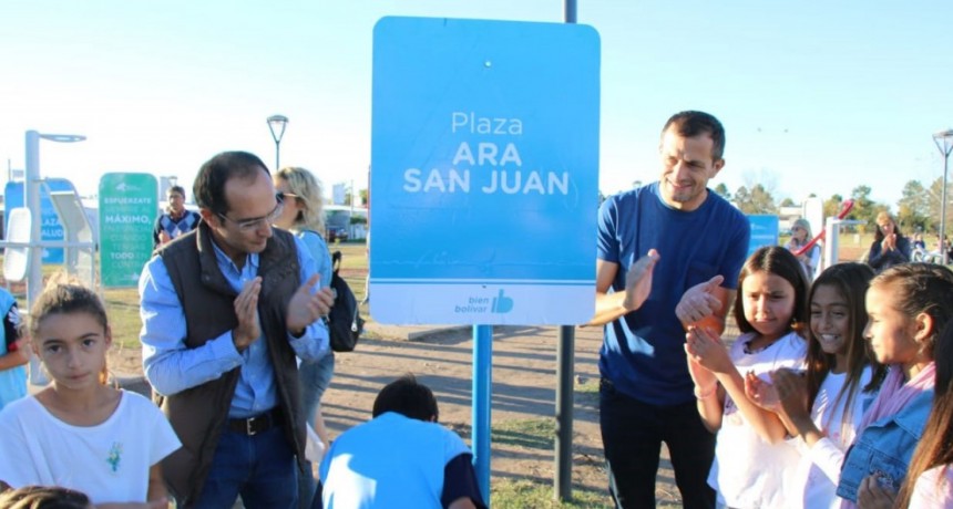El Intendente Pisano inaugur&oacute; la plaza A.R.A San Juan del barrio Zorzales Nuevo 