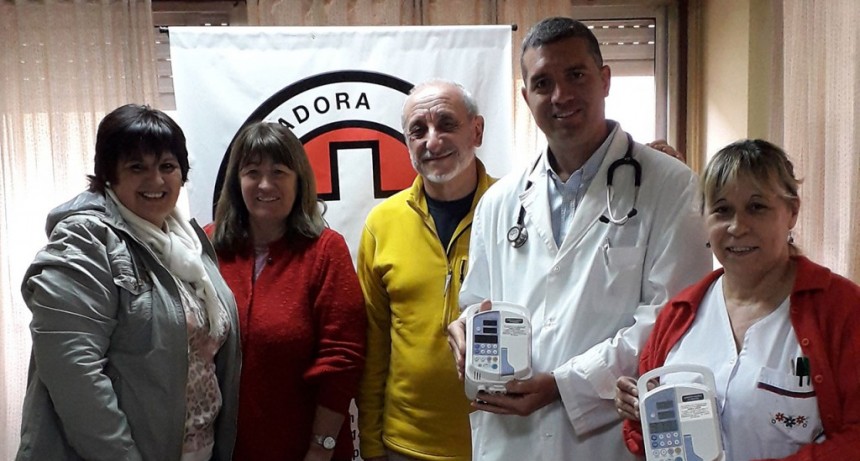 La Cooperadora del Hospital local adquiri&oacute; dos bombas de infusi&oacute;n para el servicio de cl&iacute;nica medica