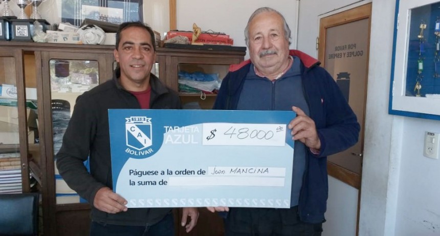 La Tarjeta Azul de Club Independiente entregó un super premio