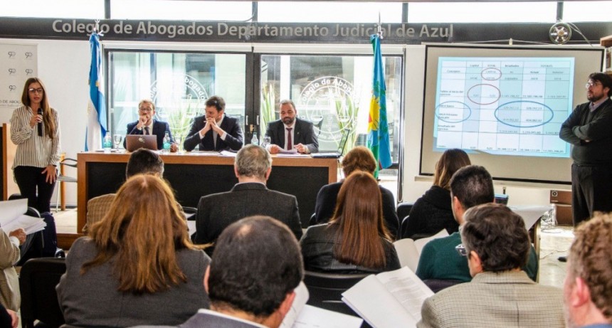 Se llev&oacute; a cabo la Asamblea General Ordinaria del Colegio de Abogados del Departamento Judicial de Azul