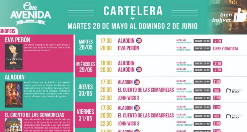 Cine Avenida: Una cartelera a puro cuento