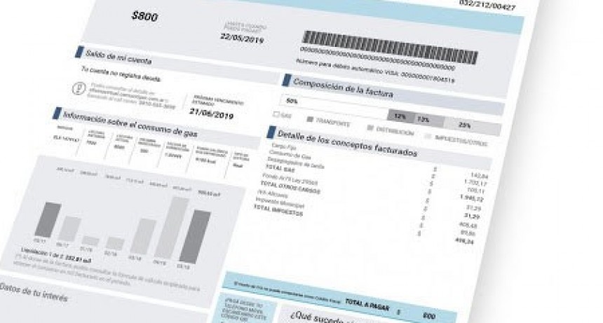 Informe Camuzzi; Los usuarios de gas natural deber&aacute;n descargar su factura online