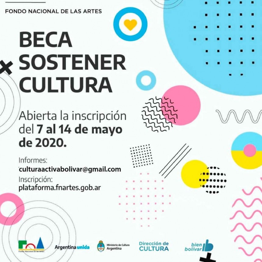 Se encuentra abierta la inscripci&oacute;n para las becas Sostener Cultura