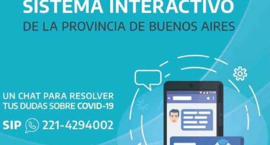 La Provincia lanz&oacute; un chat autom&aacute;tico de WhatsApp con informaci&oacute;n sobre el coronavirus
