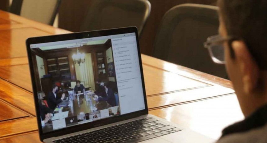 El Intendente Pisano particip&oacute; de una videoconferencia con el gobernador Kicillof