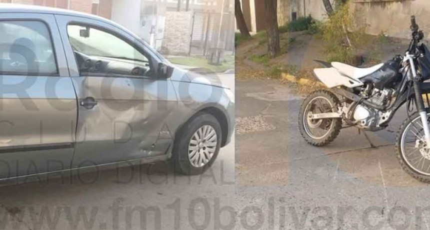 Impacto en Alberti y S&aacute;enz Pe&ntilde;a; ambos conductores se encuentran fuera de peligro
