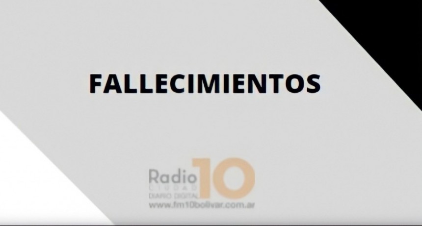 Falleci&oacute; en Bol&iacute;var, Dominga Serafina Cortese de Tartarelli "Minga"